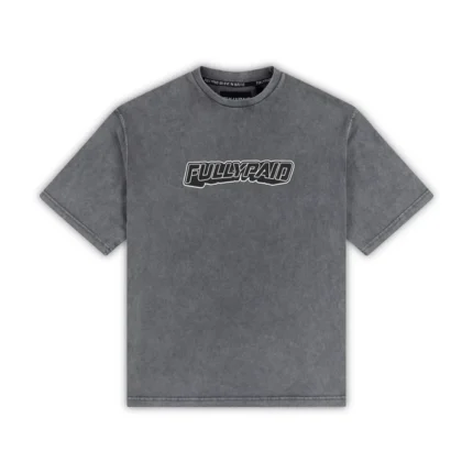 ACID WASH GREY T SHIRT