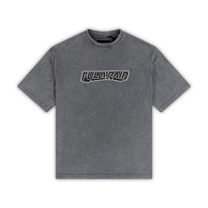 ACID WASH GREY T SHIRT ACID WASH GREY T SHIRT