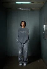 ACID WASH LONG SLEEVE TEE gf