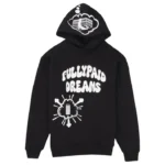 DREAMS HOODIE BLACK WHITE