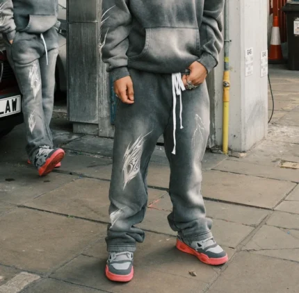 FP GREY WASH ACID WASH JOGGERS g